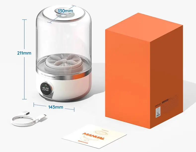 simpclean ye02 mini underwear wash machine all